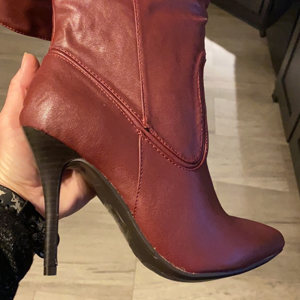 Red Dress Boots